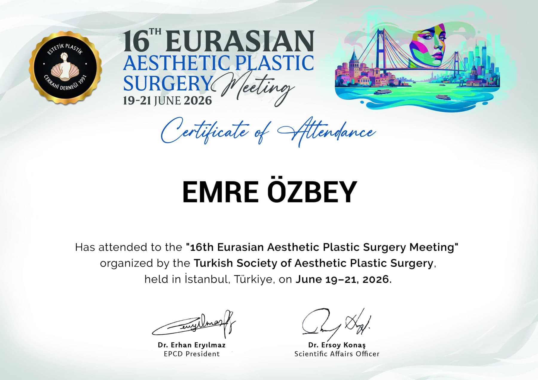 16. Eurasian Estetik Plastik Cerrahi Toplantısı